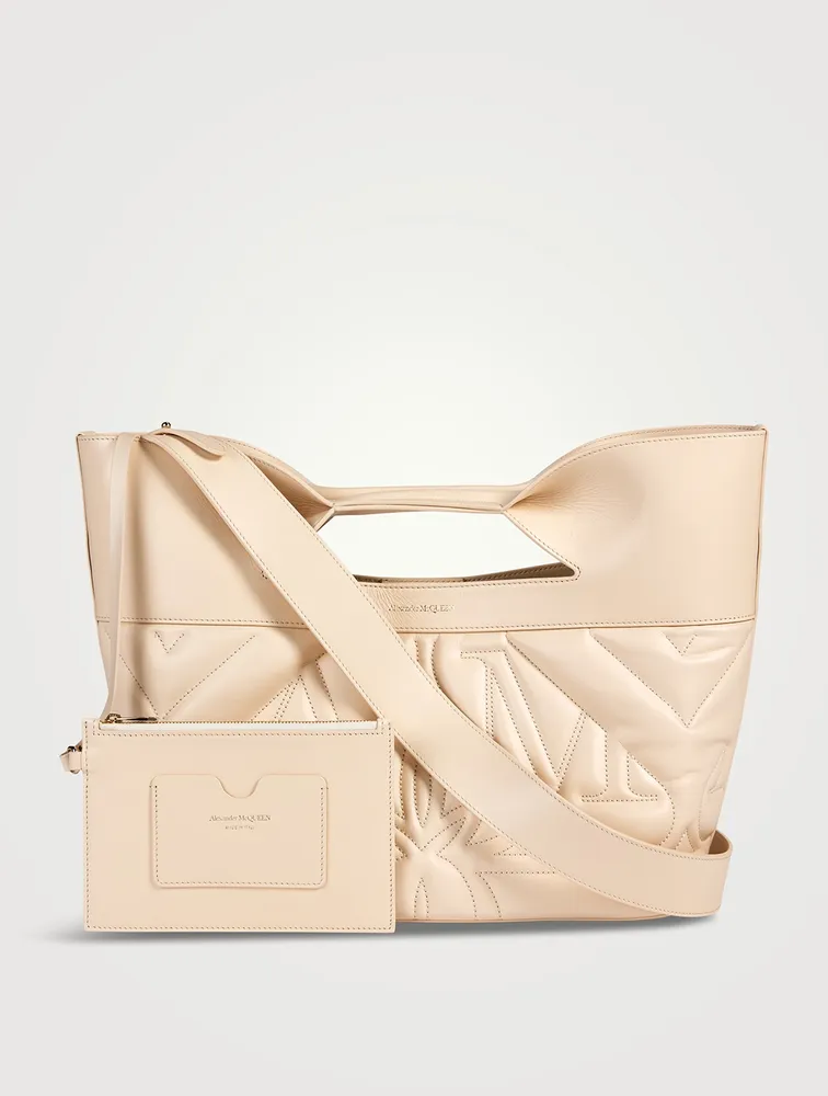 Small The Bow Quilted Leather Tote Bag