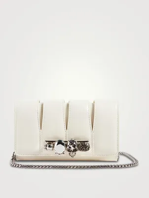 The Slash Four-Ring Leather Clutch
