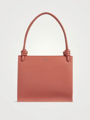 Medium Giro Leather Top Handle Bag