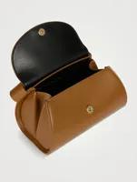 Small Cannolo Leather Shoulder Bag