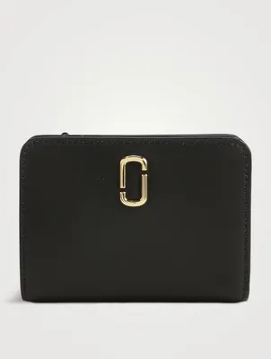 The Mini J Marc Compact Coated Leather Wallet