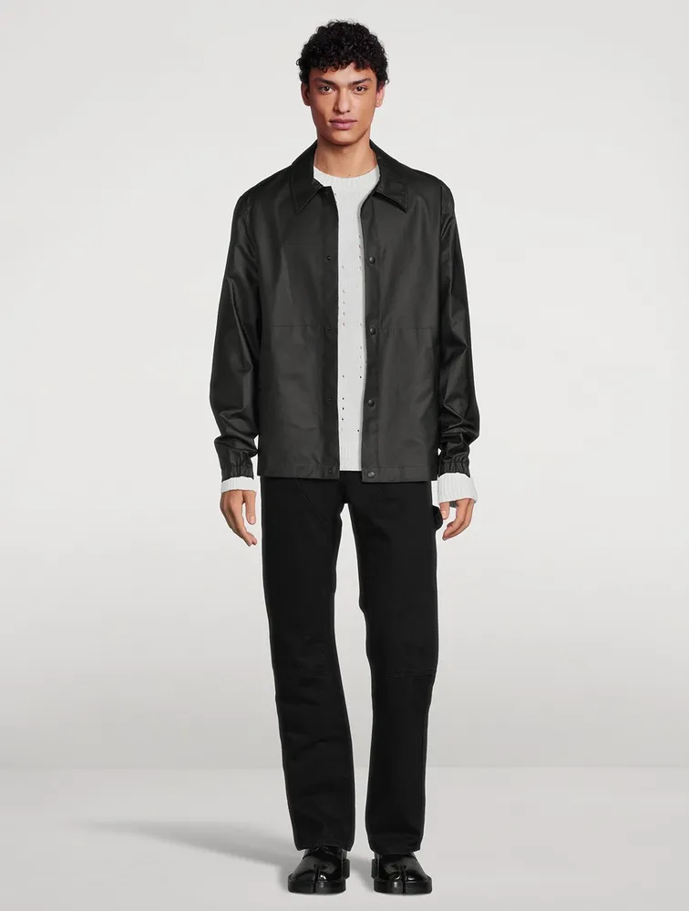 Stadium Jacket With Back Logo