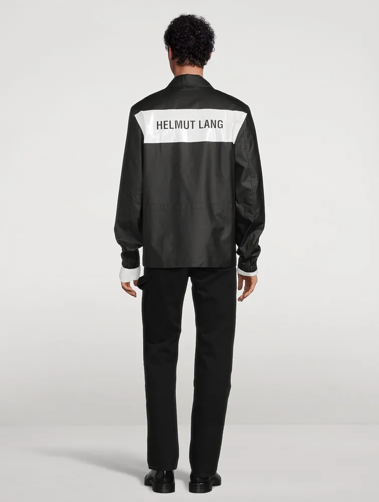 Stadium Jacket With Back Logo