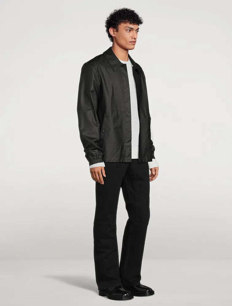 Stadium Jacket With Back Logo