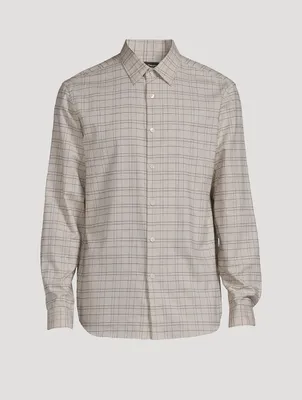 Irving Grid Cotton Shirt