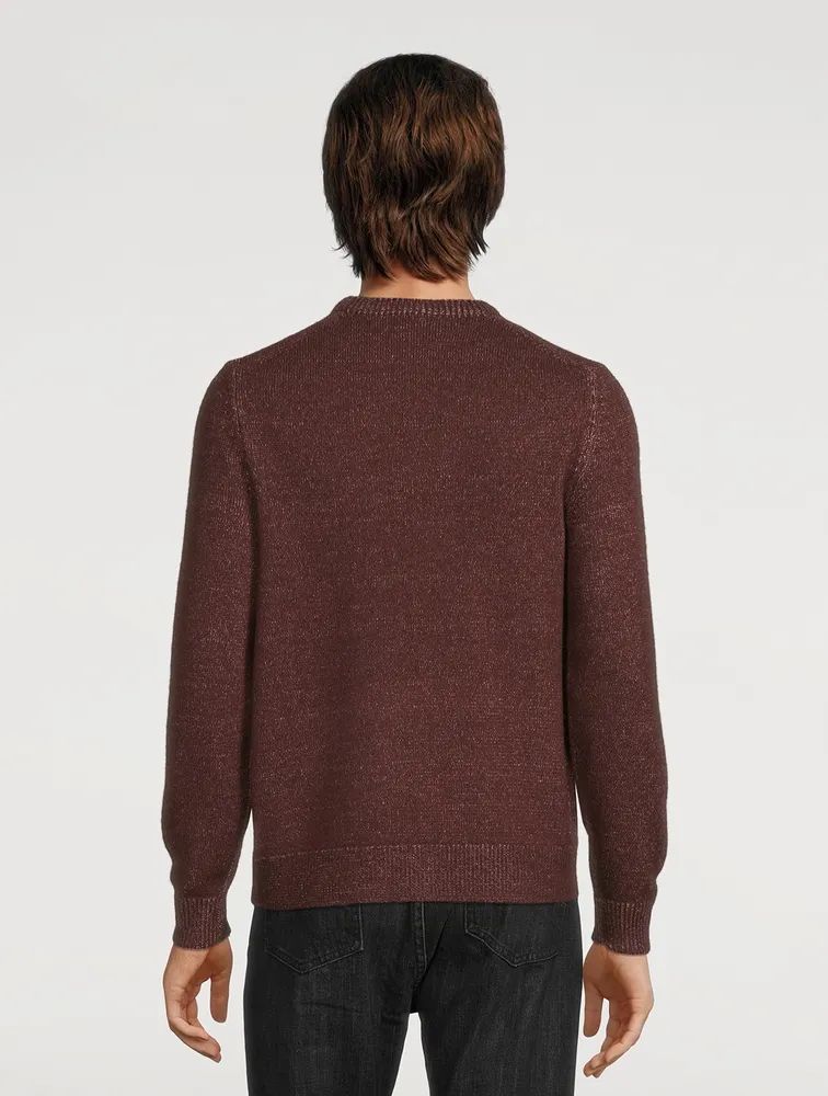 Hilles Wool And Cashmere Crewneck Sweater