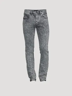 Film Jacquard Skinny Jeans