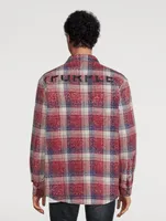 Cotton Plaid Long-Sleeve Shirt