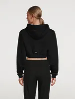 Headliner Padded Shoulder Cropped Hoodie