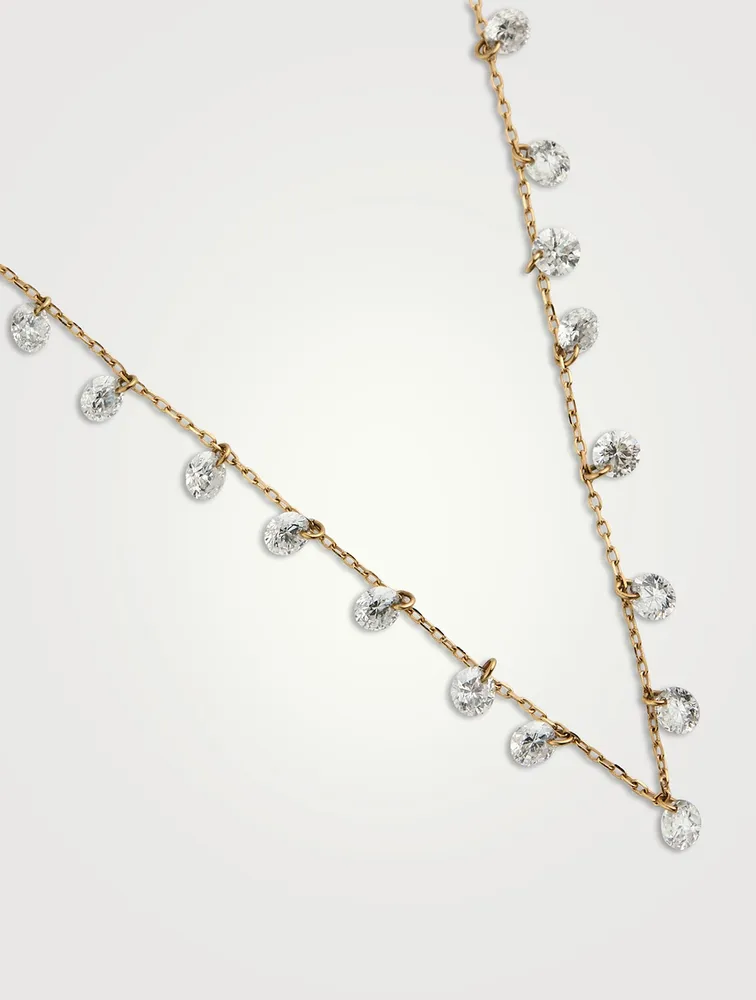 Danaé 18K Gold Necklace With Diamonds