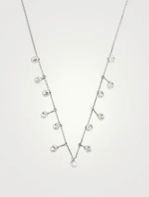 Danaé 18K White Gold Choker Necklace With Diamonds