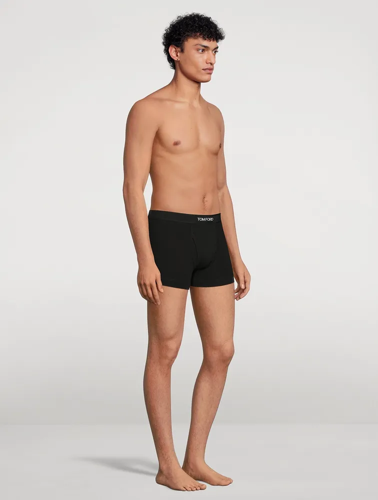 Cotton Stretch Jersey Boxer Briefs