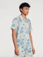 Pool Corduroy Shirt Boule Print