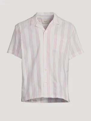 Twig Short-Sleeve Shirt Striped Print