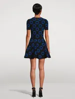 Iris Jacquard Knit Mini Dress