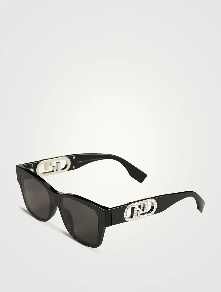 O'Lock Square Sunglasses With Crystals