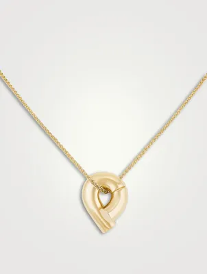 Mini Oera 18K Gold Pendant Necklace