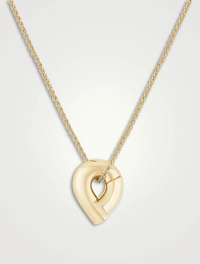 Mini Oera 18K Gold Pendant Necklace