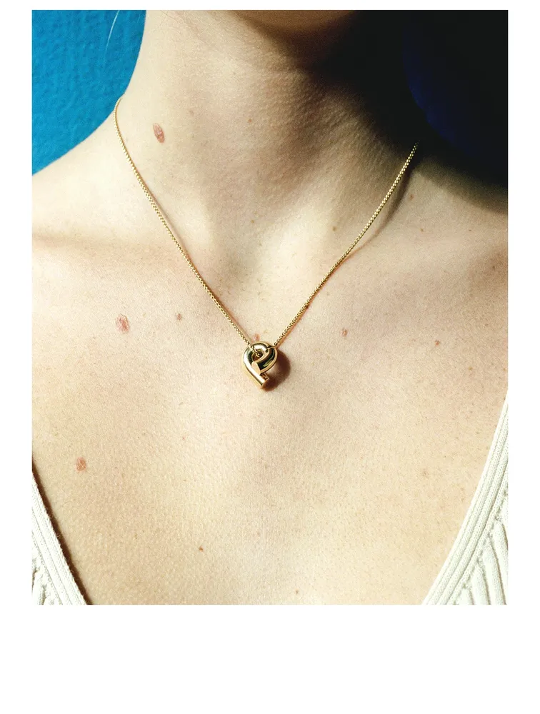 Mini Oera 18K Gold Pendant Necklace