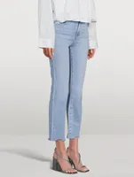 Cindy Ultra High-Rise Straight-Leg Jeans