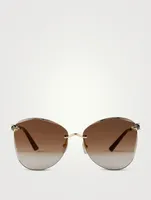 Panthère De Cartier Butterfly Sunglasses