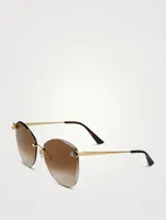 Panthère De Cartier Butterfly Sunglasses