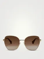 Signature C De Cartier Butterfly Sunglasses