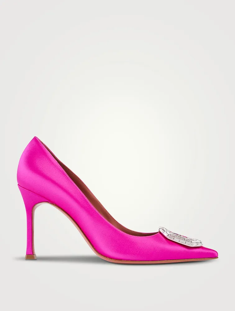 Camelia Satin Pumps