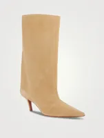 Fiona Suede Mid-Calf Boots