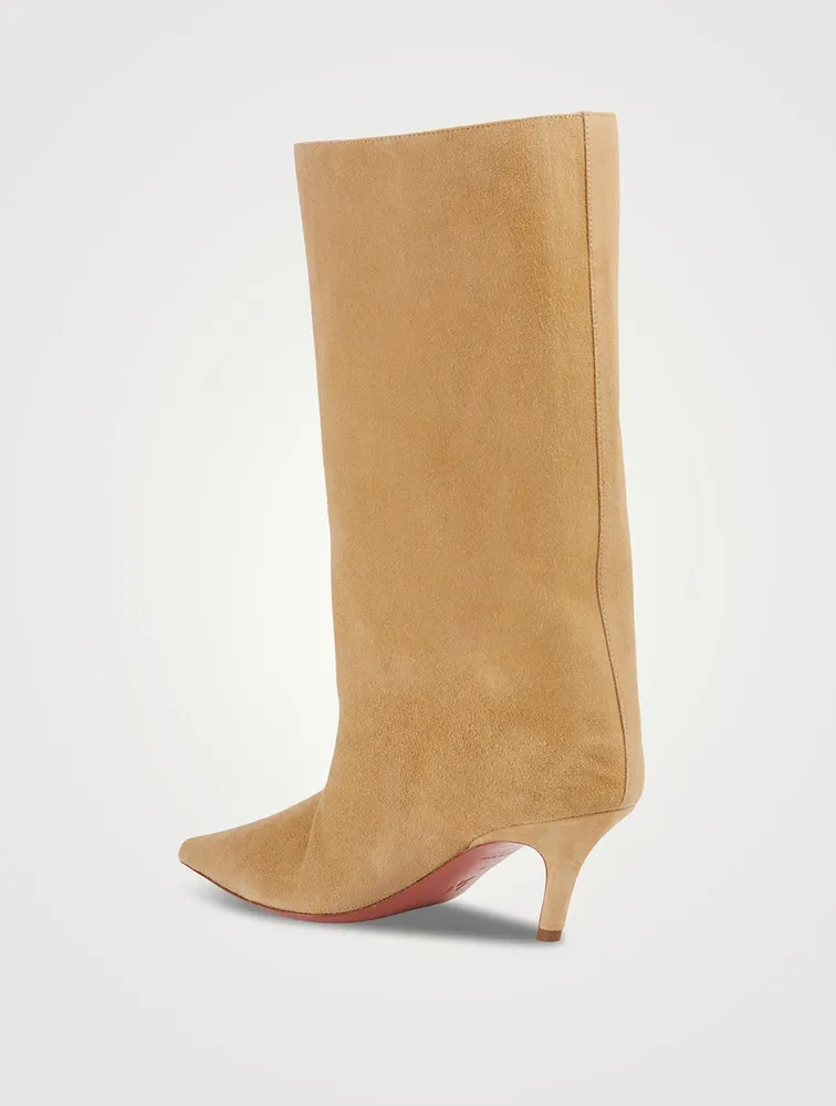 Fiona Suede Mid-Calf Boots