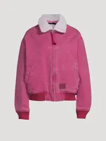 Canvas Bomber Jacket