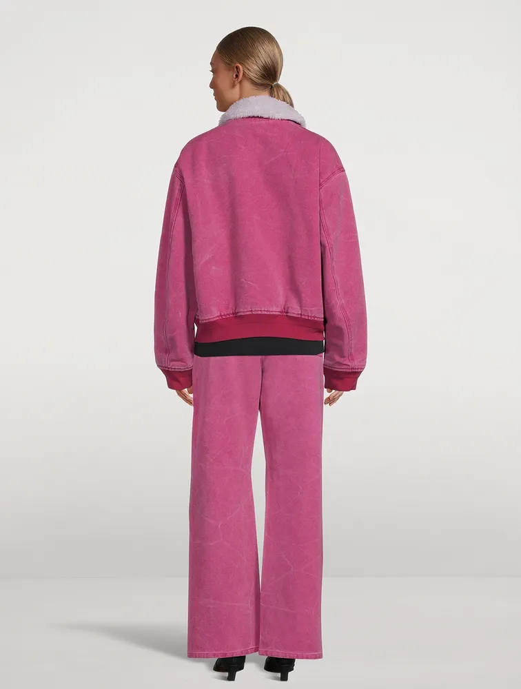Canvas Bomber Jacket
