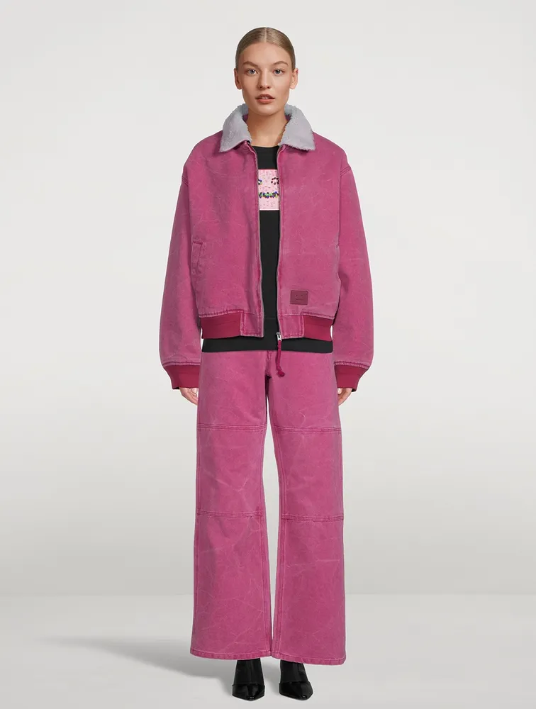 Canvas Bomber Jacket