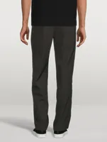 Wool-Blend Twill Pants