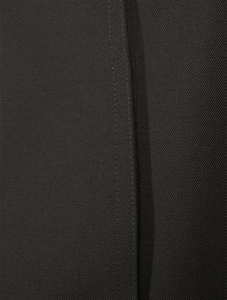 Wool-Blend Twill Pants