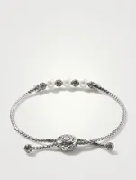 Freshwater Pearl Pull Through Station Bracelet