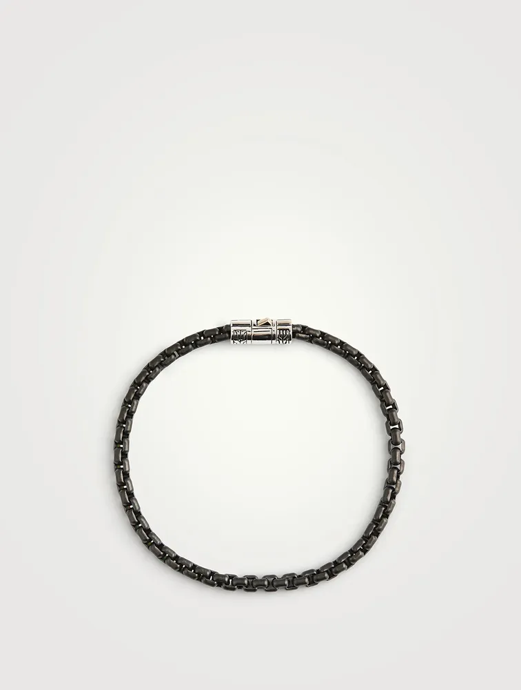 Silver Box Chain Bracelet