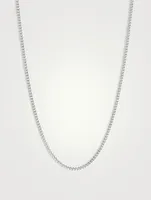 Sterling Silver Curb Chain Necklace