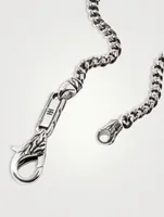 Sterling Silver Curb Chain Necklace