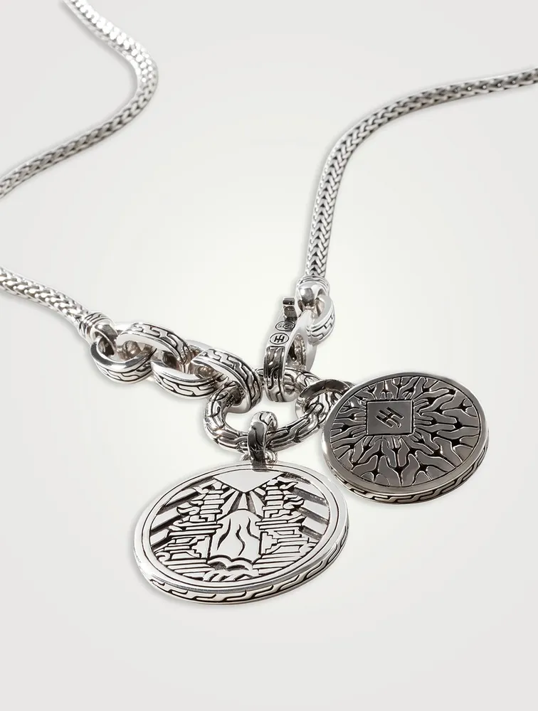 Amulet Keyring Necklace Set