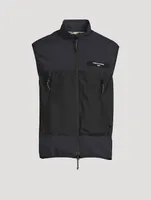 Wool And Nylon Zip Vest