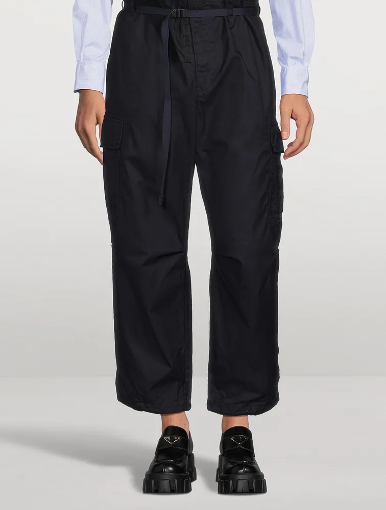 Cotton Relaxed-Fit Cargo Pants