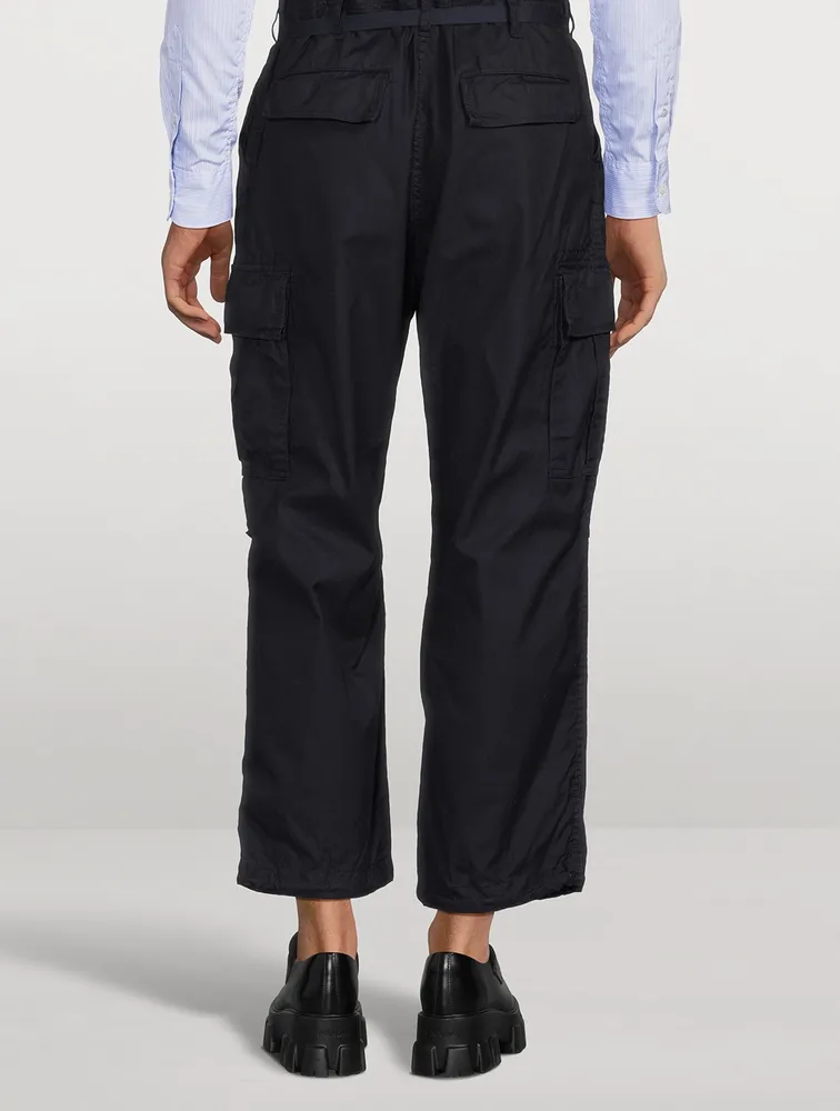 Cotton Relaxed-Fit Cargo Pants