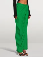 Paita Silk Wrap Maxi Skirt