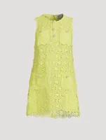 Daisy Guipure Lace Shift Dress