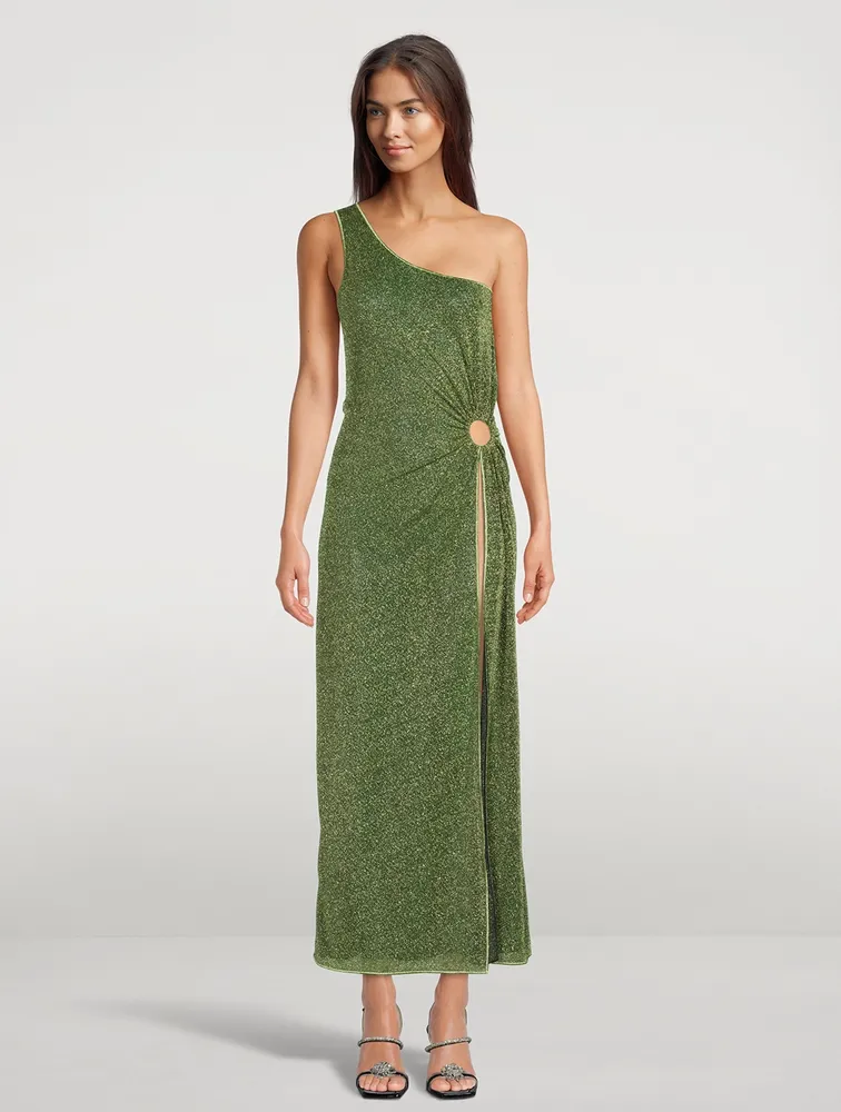 Lumière One-Shoulder Maxi Dress