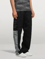 Cotton-Blend Relaxed Pants