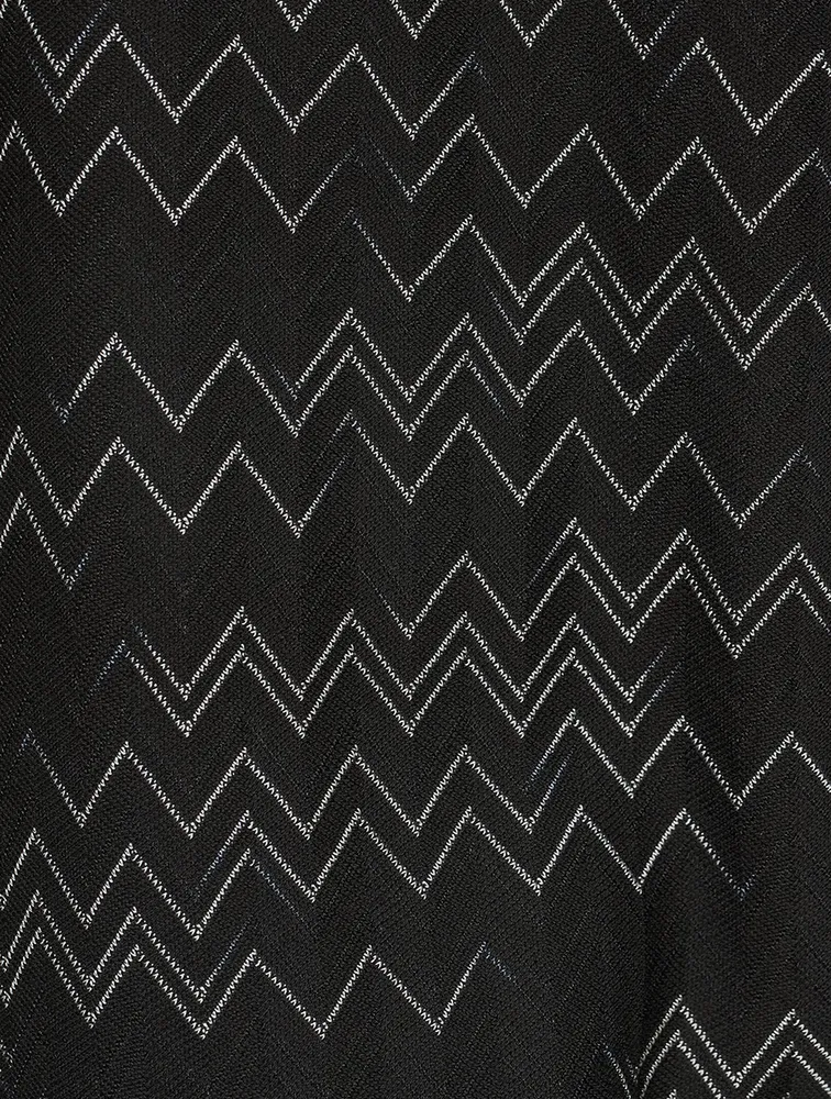 Chevron Cotton-Blend T-Shirt