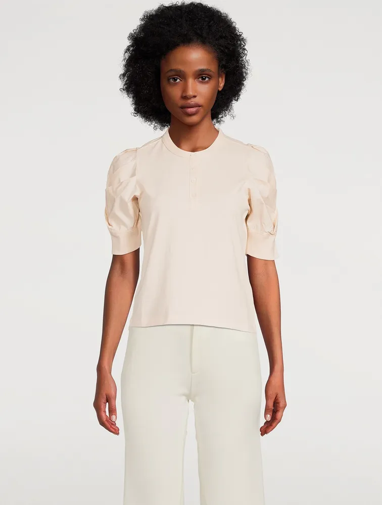 Frankie Henley Puff Sleeve Shirt