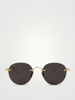 Pasha De Cartier Round Sunglasses